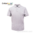 Camiseta blanca en blanco cómoda del polo de la nueva moda